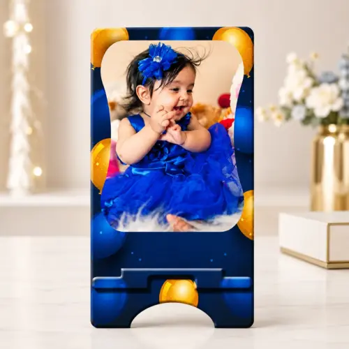 Personalized Birthday Balloons Photo Mobile Stand