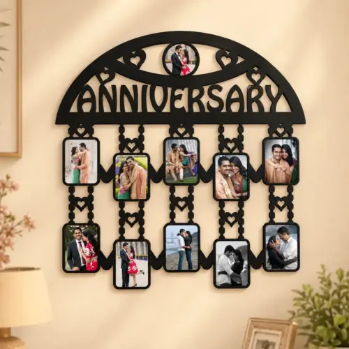 Personalized Anniversary Hanging Design Collage Wall Frame