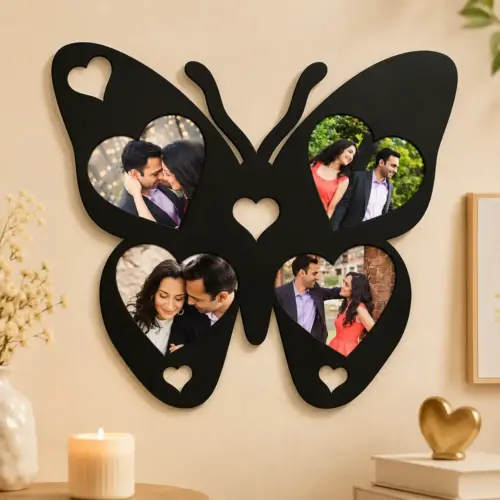 Personalized Butterfly Design Collage Wall Frame