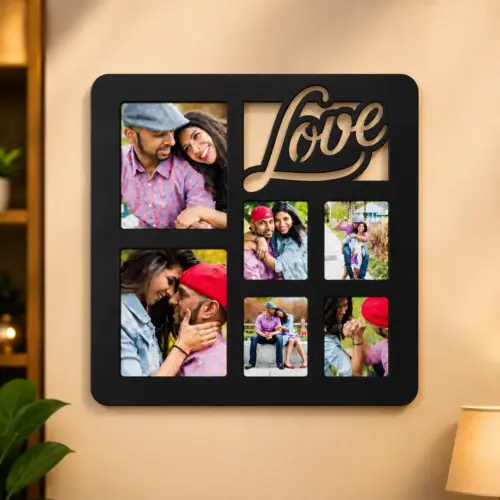 Personalized Love Design Collage Wall Frame